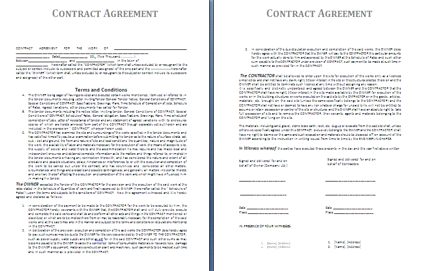 Free General Partnership Agreement Templates