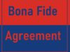 Bona Fide Agreement Template