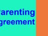 Parenting Agreement Template