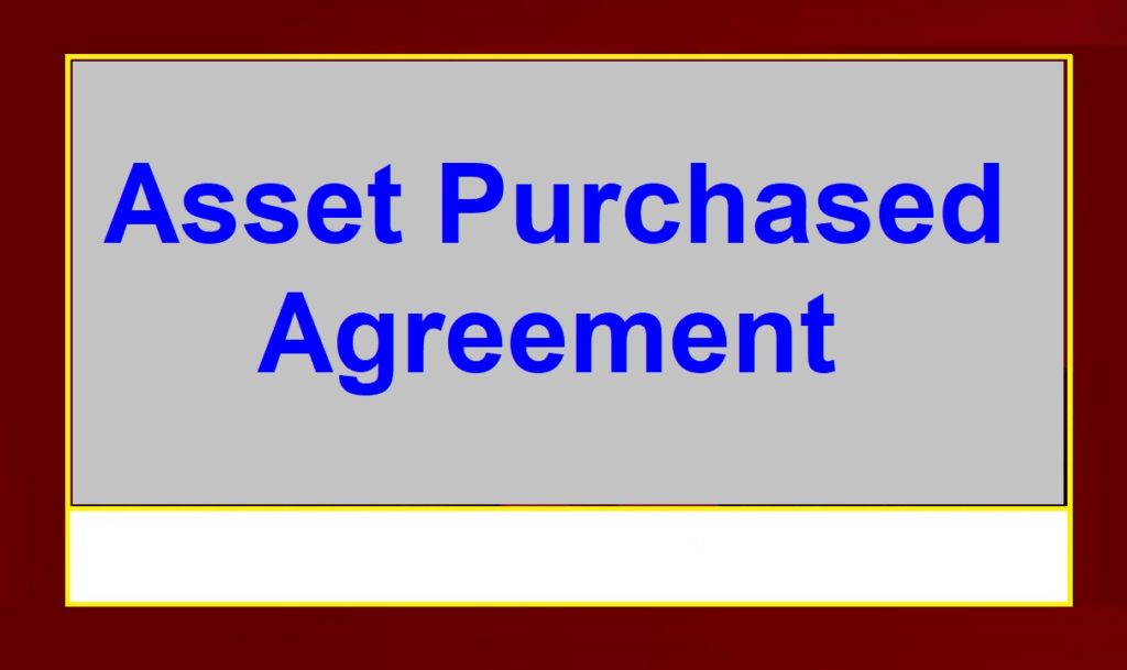 Assetpurchasedagreement