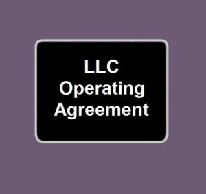 LLC Operating Agreement Template